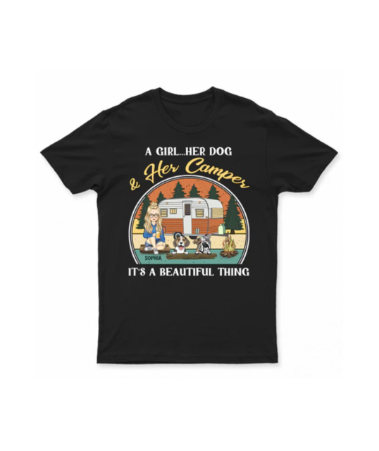 T Shirt Beautiful Camping