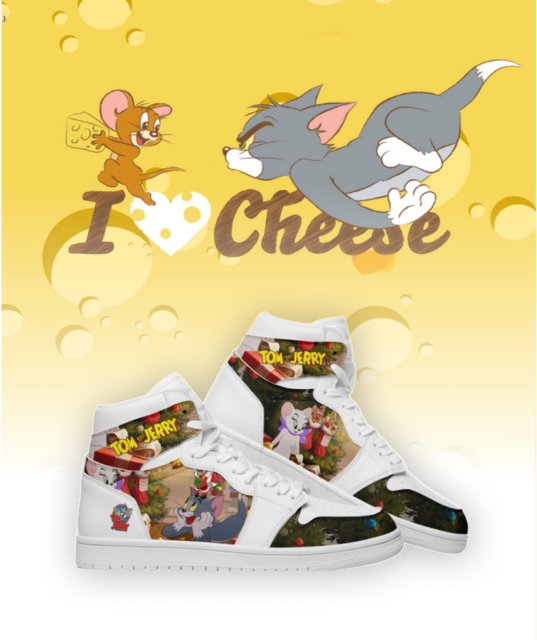 Sneakers  Tom & Jerry Custom Best Seller Sku 001 Air Jordan  