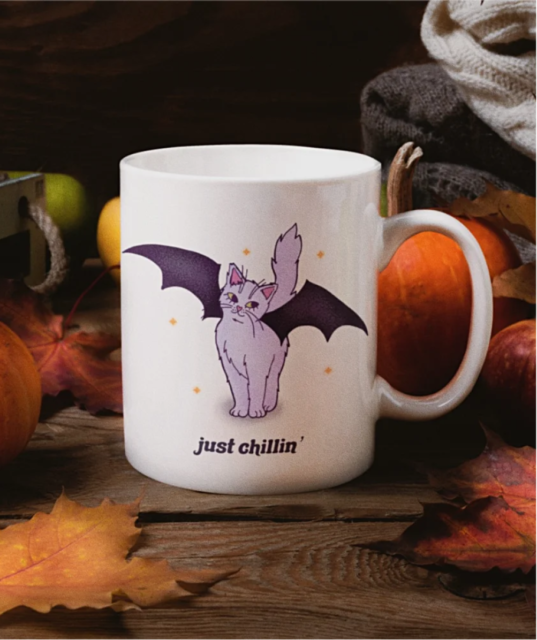 DARK HARVEST CAT ASTROLOGY MUG