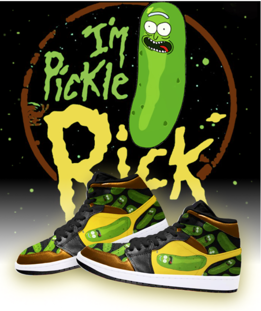 Sneakers  Rick & Morty Custom Best Seller Sku 01 Air Jordan 