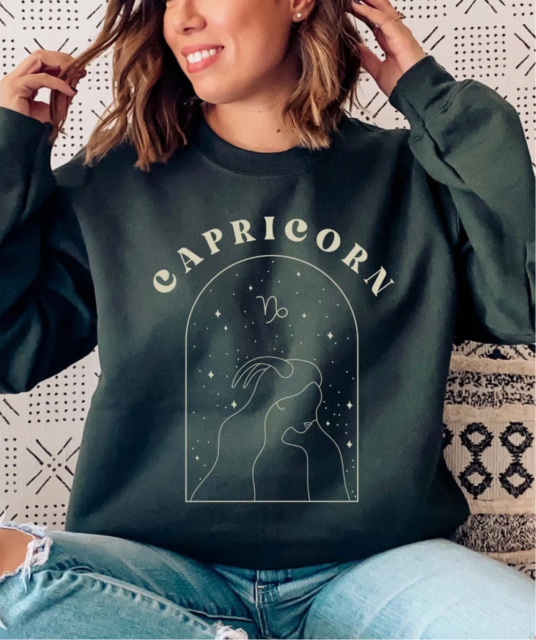 LIBRA HOROSCOPE BLACK HOODIE BACK DESIGN