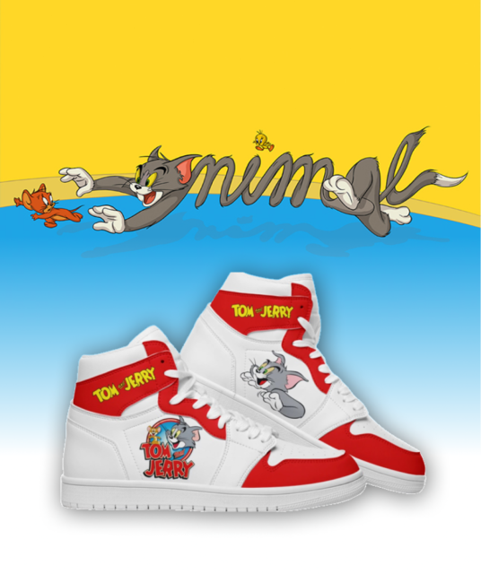 Sneakers  Tom & Jerry Custom Best Seller Sku 001 Air Jordan  