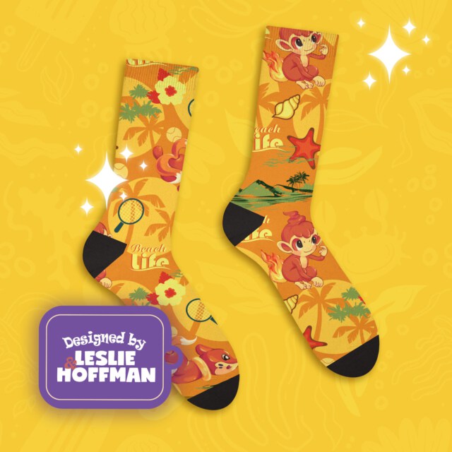 Buizel Beach Poke Socks