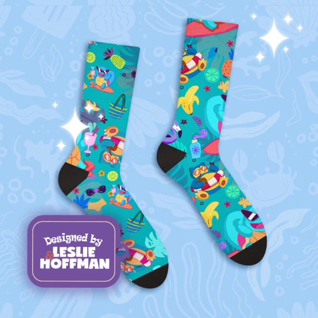 Squirtle Hawaii Poke Socks