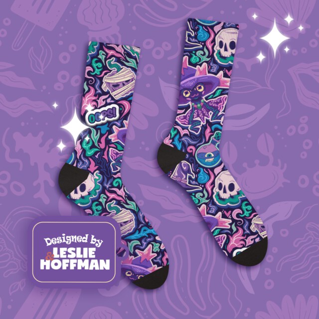 Mismagius Halloween Poke Socks