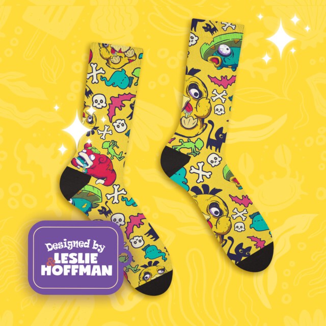 Psyduck Zombie Poke Socks