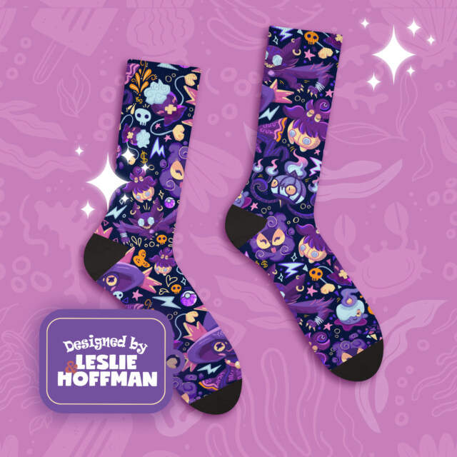 Mismagius Ghost Poke Socks