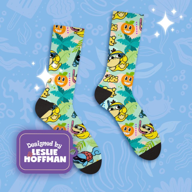 Psyduck Squirtle Hawaii Poke Socks