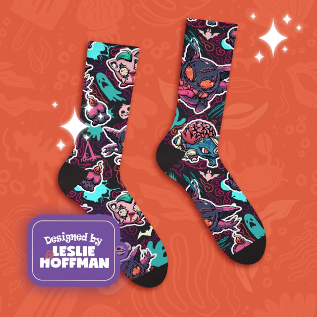 Bulbasaur Zombie Dark Poke Socks