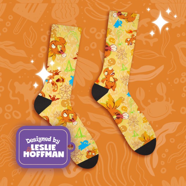 Torchic Undead Poke Socks