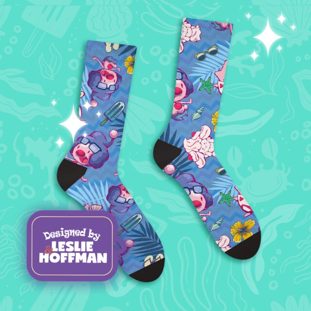Mime Jr Summer Poke Socks