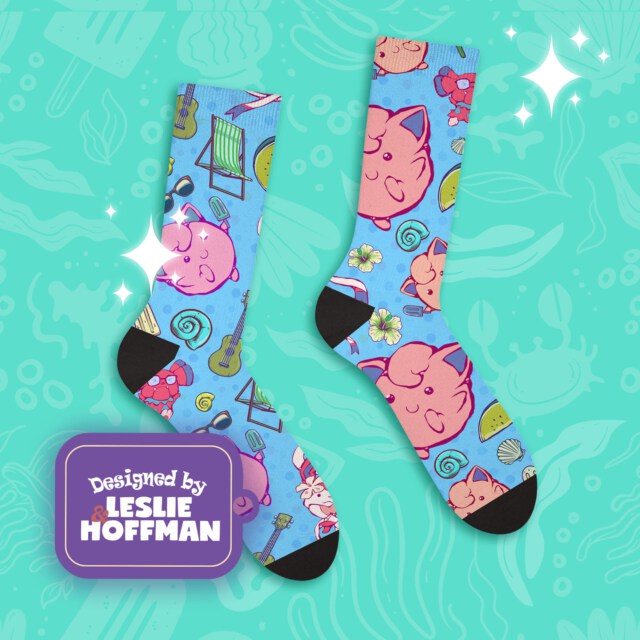 Jigglypuff Hawaii Poke Socks
