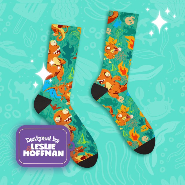 Chamander Undead Poke Socks