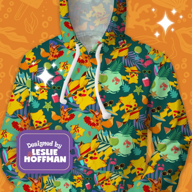 Summer Pikachu Pokemon Unisex Hoodie/ Kid Hoodie