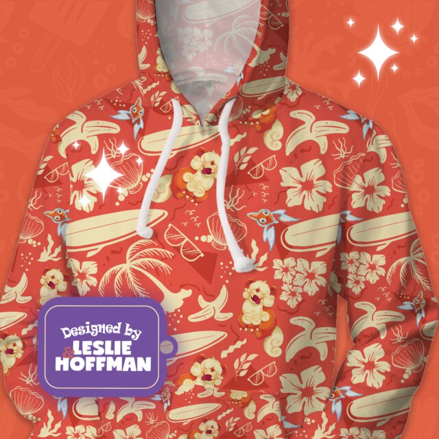 Growlithe Hawaii Red Pokemon Unisex Hoodie/ Kid Hoodie