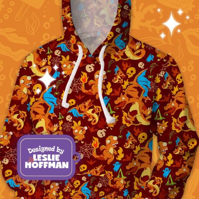 Chazirard Undead Pokemon Unisex Hoodie/ Kid Hoodie