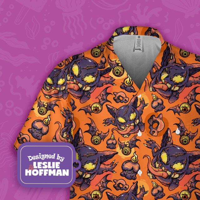 Gengar Zombie Poke Hawaiian Shirt