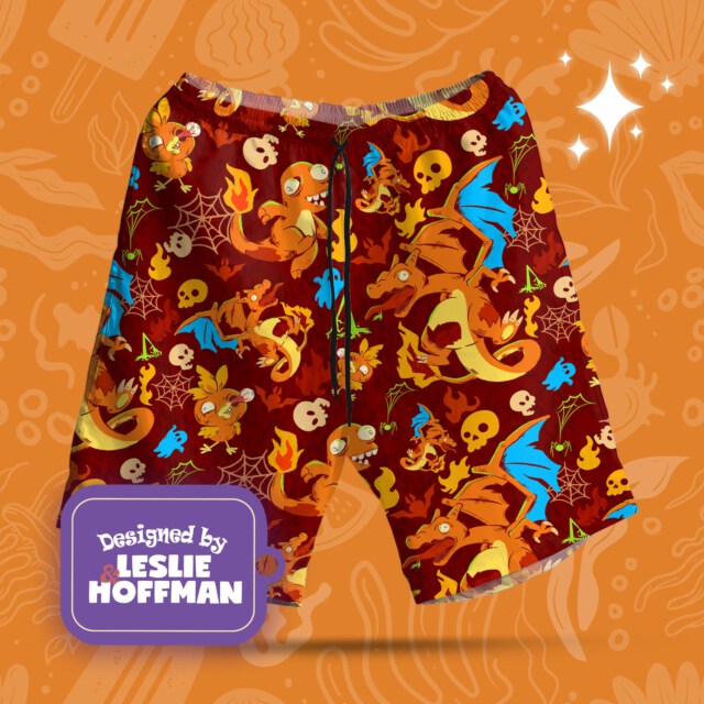 Charizard Undead Pokemon Shorts, Women’s Board Shorts