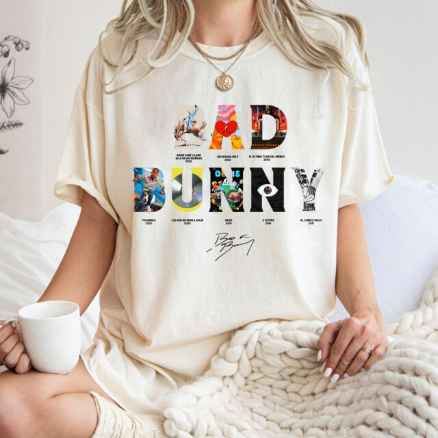 Bad Bunny Albums Shirt, Vintage Bad Bunny Shirt