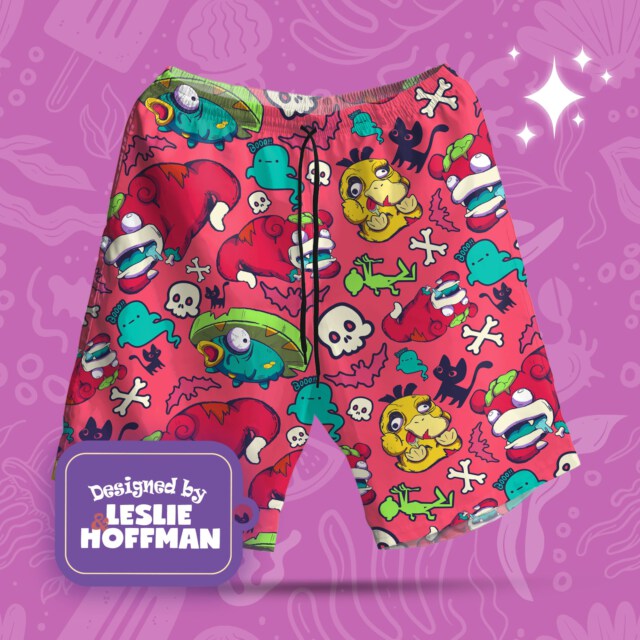 Slowpoke Zombie Mad Pokemon Shorts, Women’s Board Shorts