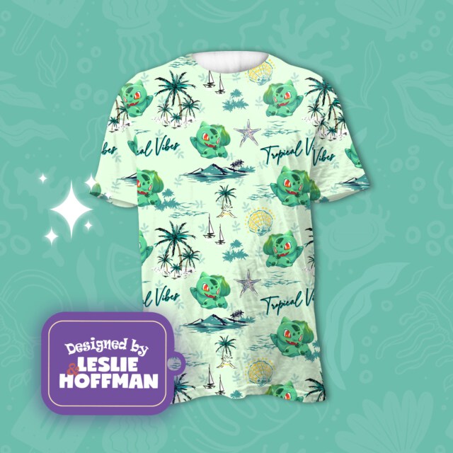 Bulbasaur Tropical Vibes Poke T-Shirt/Sweatshirt/Sweater
