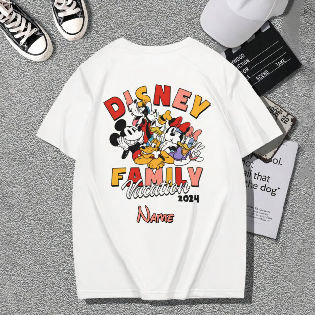 DisneyLand Trip Personalize Short Sleeve T-shirt