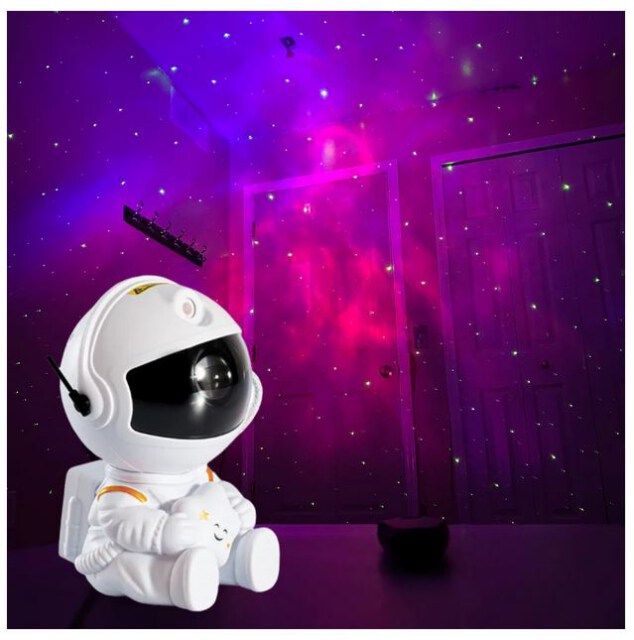  Galaxy Star Projector LED Night Light Astronaut Sky Projection Light