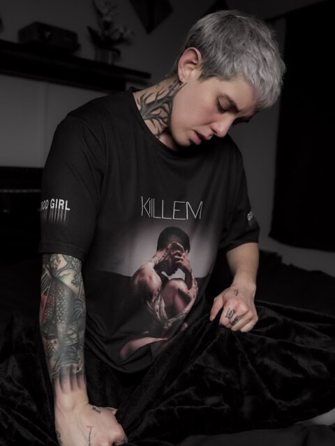 AOP Colored Unisex T-Shirt - Good Girl