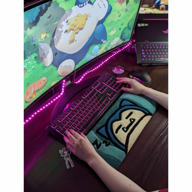 Snorlax 2 Keyboard Rug
