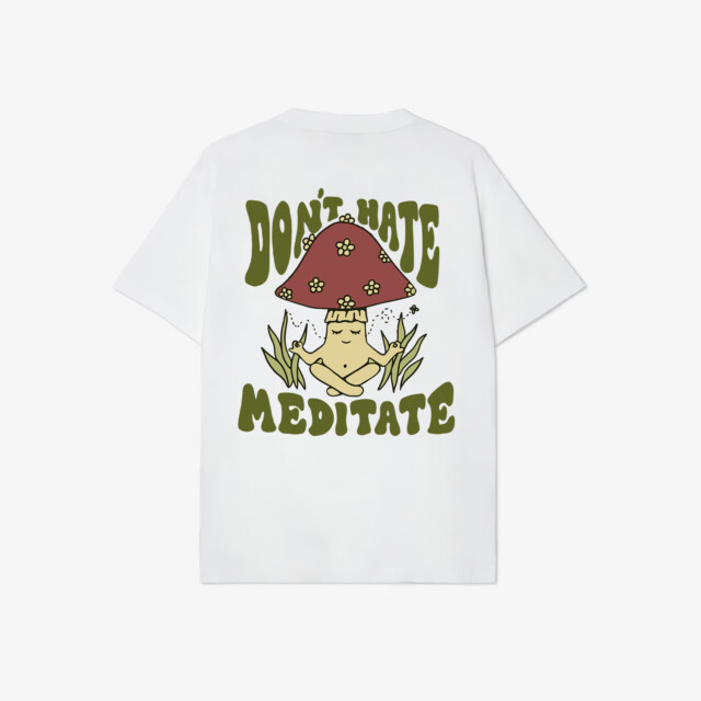 Dont Hate Meditate Short Sleeve T-shirt