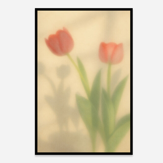 Tulips Flowers Aesthetic Art Print