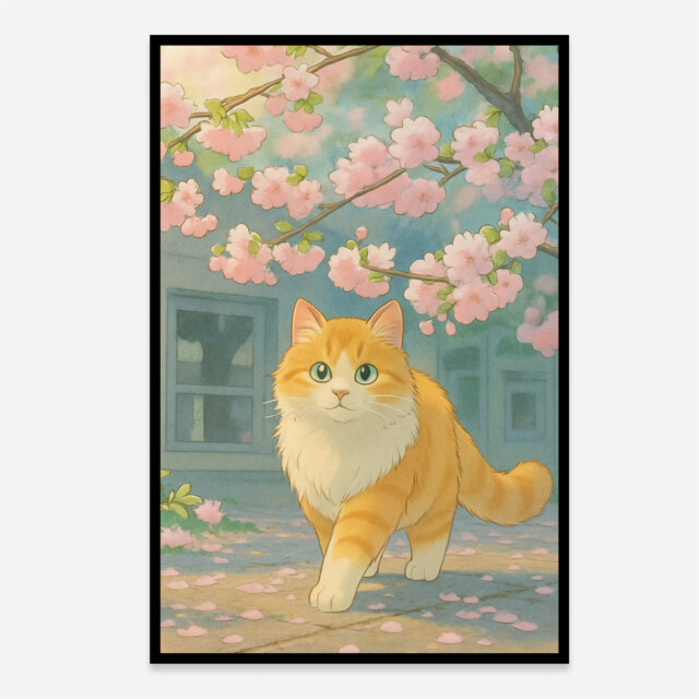 A Cat Aesthetic Art Print