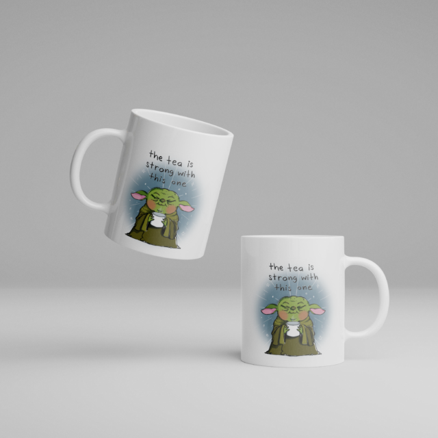 Star Wars Grogu The Tea Is Strong With This One Ceramic Mug