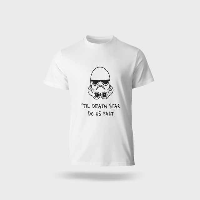 Star Wars Men’s 'Til Death Star Do Us Part Adult T-Shirt