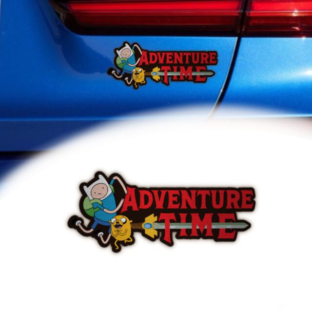 Adventure Time Finn and Jake Car Emblem - Car Badge 