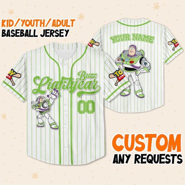 Custom Disney Toy Story Buzz Lightyear Baseball