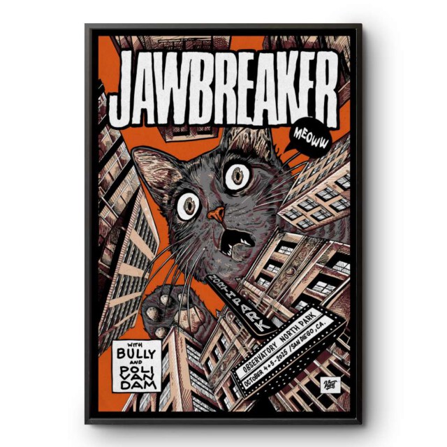 JawBreakerIn San Diego Tour On Oct 4-5 2025 Poster