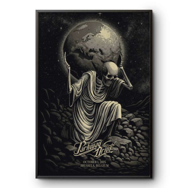 Parkway Drive Oct 1 2025 Belgium Show Poster