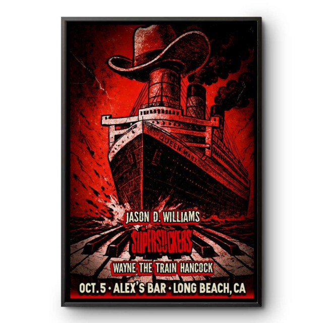 Supersuckers Alexs Bar Long Beach CA October 5 2025 Poster