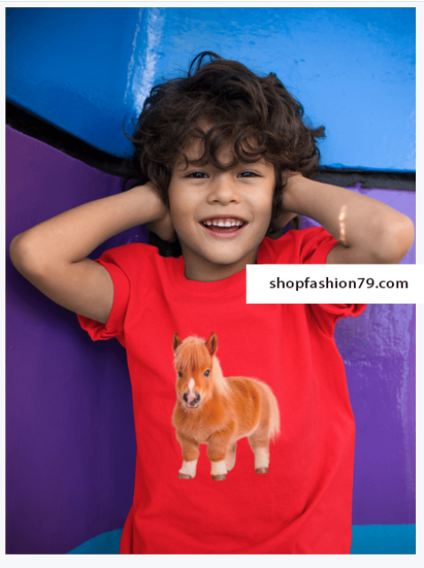 Kid's T-Shirt | Gildan 5000B (US) 175 horse 