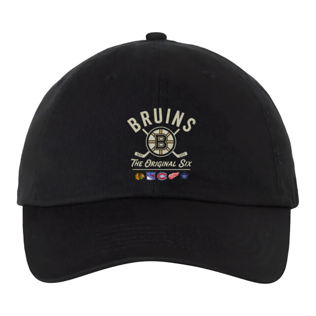 BOSTON BRUINS - Bio-Washed Classic Dad Hat - The Original Six