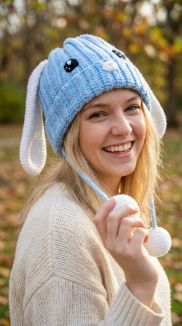 Handmade Crochet Knitted Milk Yarn Ice Melt Hat Unisex Head-wear