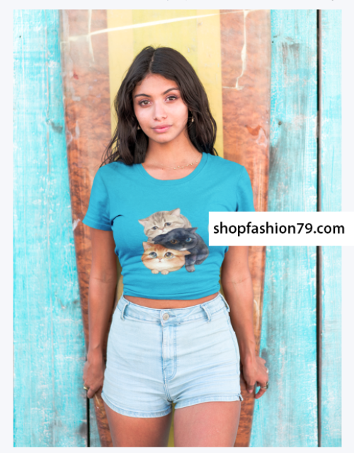 Lady's T-Shirt | Next Level 3900 (US) cat love 49