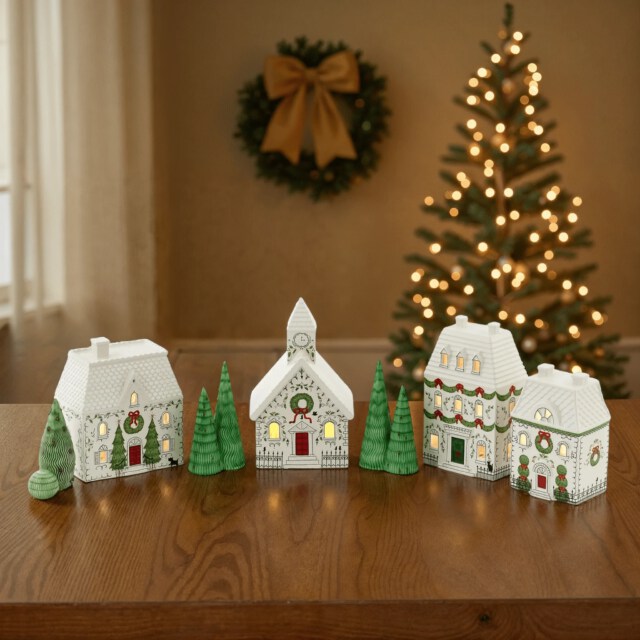 Eisleben Hand Painted Village