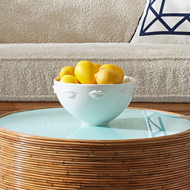 Gala Serving Bowl – Glossy Porcelain Sculptural Serving Bowl