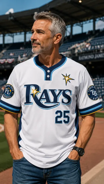 Custom Tampa Bay Baseball Jersey – Personalized Name & Number Fan Jersey