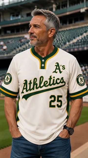 Custom Oakland Athletics Baseball Jersey – Personalized Name & Number Fan Jersey