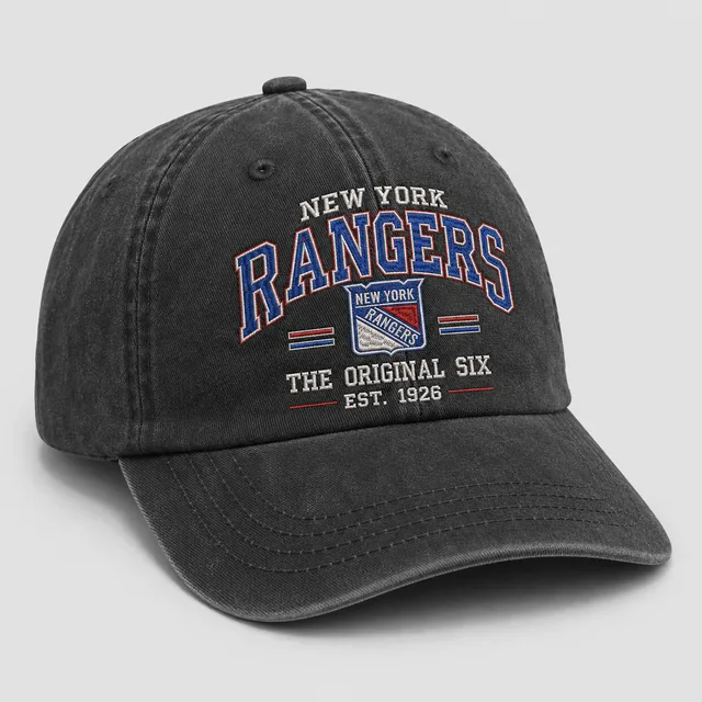New York Rangers Original Six Embroidered Dad Hat – OTTO CAP 6 Wash Vintage Hockey Cap