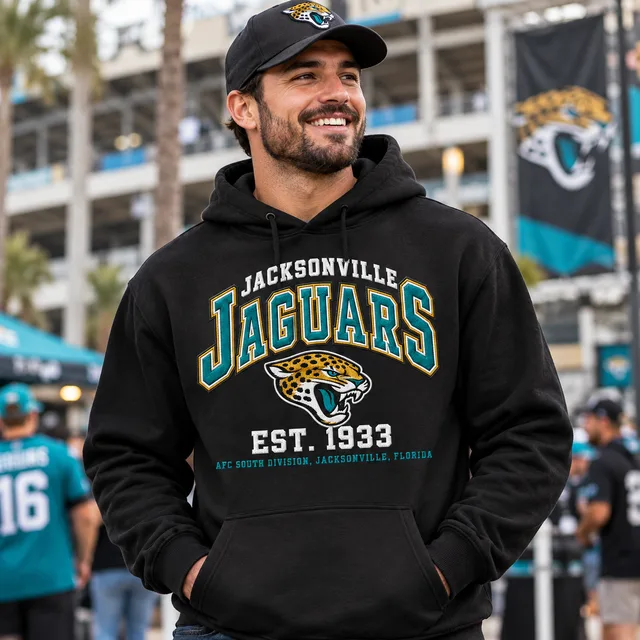 Jacksonville Jaguars Premium Embroidered Football Hoodie – EST. 1995 Vintage Heritage Sweatshirt