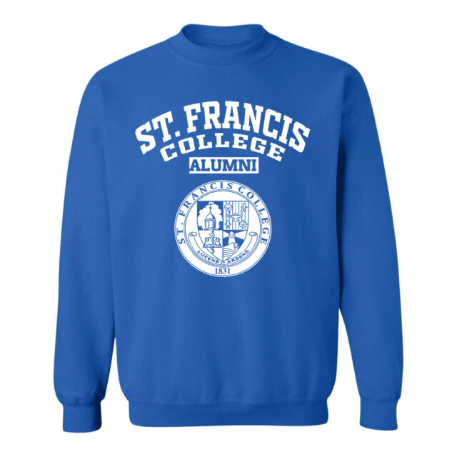 St. Francis College seal ME LG Alumni Sweatshirt